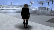 Christie in winter clothes for GTA San Andreas miniature 4
