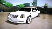 Cadillac Escalade ESV 2012 para GTA San Andreas miniatura 1