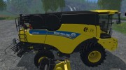 New Holland CR9.90 Yellow para Farming Simulator 2015 miniatura 4