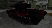 Черно-красные зоны пробития M46 Patton для World Of Tanks миниатюра 3