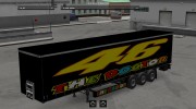 Valentino Rossi trailer for Euro Truck Simulator 2 miniature 3