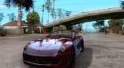 Ferrari 599 для GTA San Andreas миниатюра 1