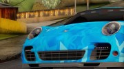 Porsche 911 Turbo Blue Star for GTA San Andreas miniature 9