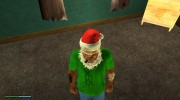 Маска Бухого Деда Мороза v3 (Christmas 2016) для GTA San Andreas миниатюра 7