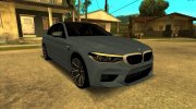 BMW M5 2018 para GTA San Andreas miniatura 1