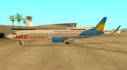 Boeing 737-800 Jet2 Holidays para GTA San Andreas miniatura 1