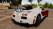 Bugatti Veyron 16.4 Body Kit Final Stock для GTA 4 миниатюра 3