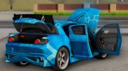 Mazda RX-8 VeilSide Blue Star for GTA San Andreas miniature 4