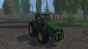 John Deere 8370R para Farming Simulator 2015 miniatura 2