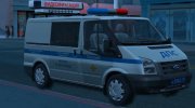 Ford Transit ПОЛИЦИЯ ОБ ДПС УГИБДД (2012-2015) для GTA San Andreas миниатюра 2