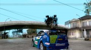 Ford Focus RS WRC 2006 для GTA San Andreas миниатюра 3