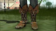 Dead Or ALive 5 Tina Cowgirl with Pants для GTA San Andreas миниатюра 5