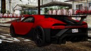 2020 Bugatti Chiron Pur Sport для GTA San Andreas миниатюра 2
