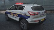 KIA Sportage Israeli Police для GTA 5 миниатюра 3