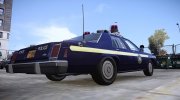 Ford LTD Crown Victoria 1987 NY State Police for GTA 4 miniature 5