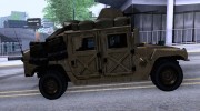 Hummer HMMWV w/mounted Cal.50 for GTA San Andreas miniature 5
