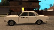 ГАЗ Волга 24-10 Такси для GTA San Andreas миниатюра 3
