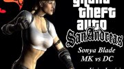 Sonya Blade from Mortal Kombat vs DC для GTA San Andreas миниатюра 1