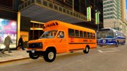 Ford Econoline E-350 1986 School Bus V.3 for GTA 4 miniature 13