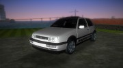Volkswagen Golf 3 ABT VR6 Turbo Syncro for GTA Vice City miniature 1