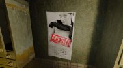 Новые постеры в квартире Романа для GTA 4 миниатюра 5