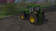 John Deere 6170M для Farming Simulator 2015 миниатюра 4