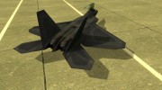 F-22 Grey для GTA San Andreas миниатюра 3
