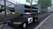 1992 Ford Crown Victoria SFPD para GTA San Andreas miniatura 1