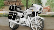 Police Bike Metropolitan Police для GTA San Andreas миниатюра 2