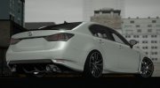 Lexus GS-F для GTA San Andreas миниатюра 2