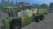 Krone Big X 650 Cargo para Farming Simulator 2015 miniatura 1