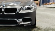 BMW M5 F10 2012 for GTA 4 miniature 13