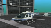 Bell 206B JetRanger News para GTA Vice City miniatura 1