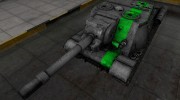 Скин для ИСУ-152 с зеленой полосой для World Of Tanks миниатюра 1