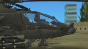 AH-64A Apache для GTA Vice City миниатюра 2