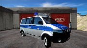 Volkswagen T5 German Police для GTA San Andreas миниатюра 2