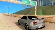 Nissan Skyline GTR для GTA San Andreas миниатюра 3