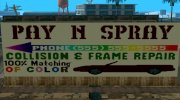 New poster Pay N Spray HD для GTA San Andreas миниатюра 1