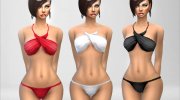 Intrecci Bikini para Sims 4 miniatura 3