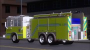 Pierce Quantum Miami Dade Fire Department Tanker 6 for GTA San Andreas miniature 3