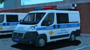 Fiat Ducato 4 ПОЛИЦИЯ ОБ ДПС УГИБДД (2012-2018) для GTA San Andreas миниатюра 4