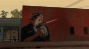 Рисунок сварщика на стене HD для GTA San Andreas миниатюра 1