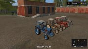 Пак тракторов МТЗ версия 1.2 para Farming Simulator 2017 miniatura 1
