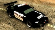 Ford Mustang GT-R Police for GTA San Andreas miniature 3