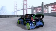 Ford Fiesta Gymkhana 3 для GTA San Andreas миниатюра 2
