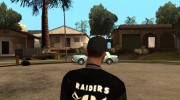Фирменная кепка Raiders LA в HQ для GTA San Andreas миниатюра 3