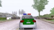 Audi RS 4 Polizei для GTA San Andreas миниатюра 3