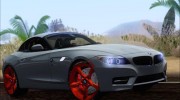 BMW Z4 2011 sDrive35is 2 Extras (HQ) для GTA San Andreas миниатюра 11