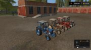 Пак тракторов МТЗ версия 1.2 para Farming Simulator 2017 miniatura 2