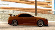 Nissan Skyline R34 para GTA San Andreas miniatura 5